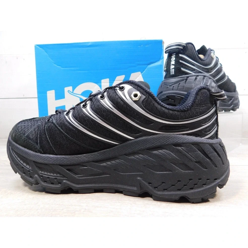 Hoka Stinson Evo GTX Gore-Tex Black Silver 1173890-BKSV Mens 5 Womens 6 Unisex